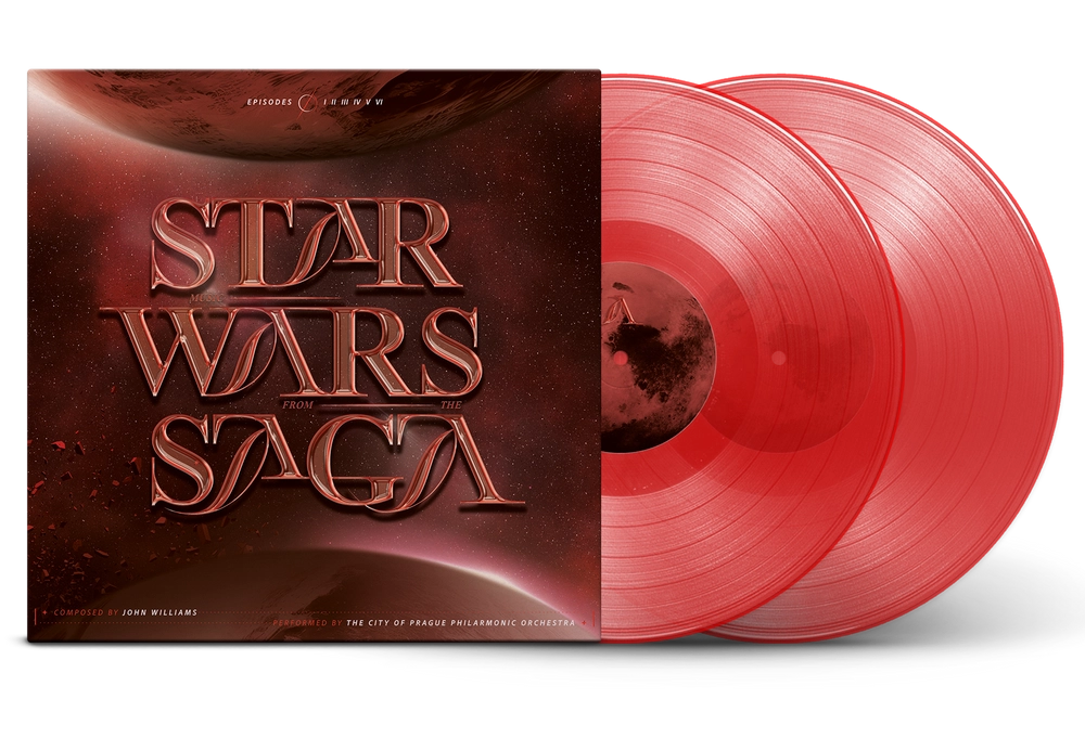 Music From The Star Wars Saga I-VI Light Saber Red Colored Vinyl LP