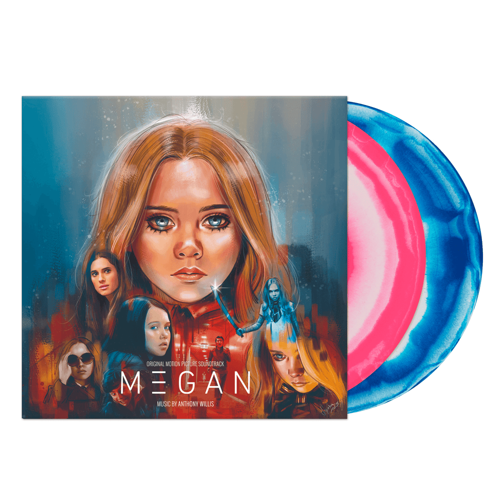M3GAN (Original Motion Picture Soundtrack) Blue Pink Swirl Colored Vinyl 2LP