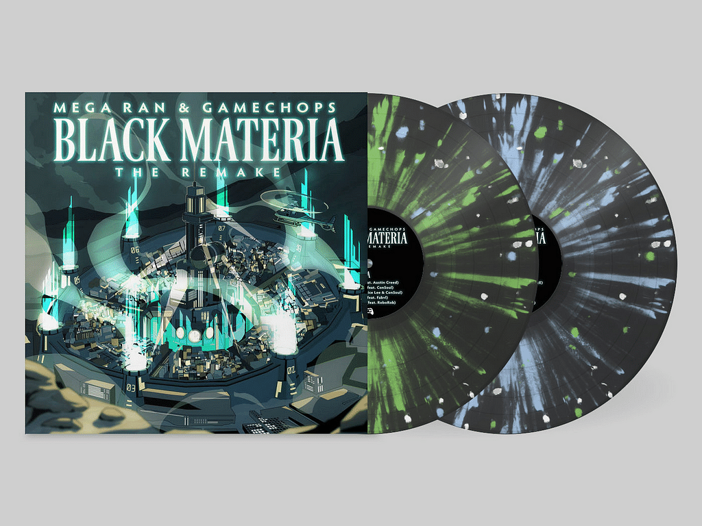 Mega Ran Black Materia: The Remake Splatter Color Vinyl 2xLP