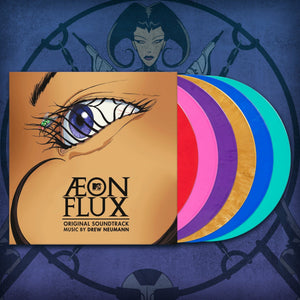 Aeon Flux Colored Vinyl Soundtrack 6XLP Box Set (2023)