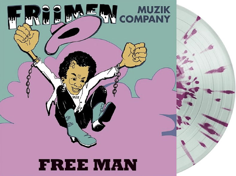 Friimen Muzik Company - Free Man Coke Bottle with Violet Splatter Vinyl LP