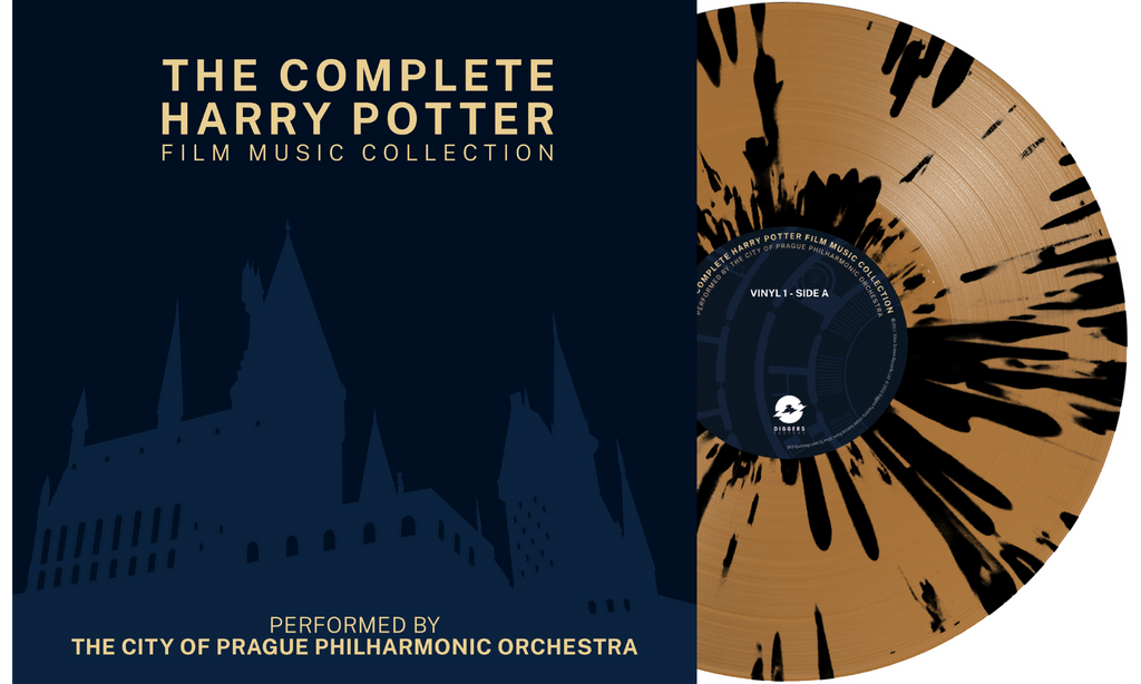 The Complete Harry Potter Film Music Collection Gold w/ Black Splatter Vinyl 3LP