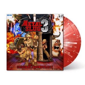 SNK Sound Team - Metal Slug 3 Red With White Splatter Color Vinyl 2xLP