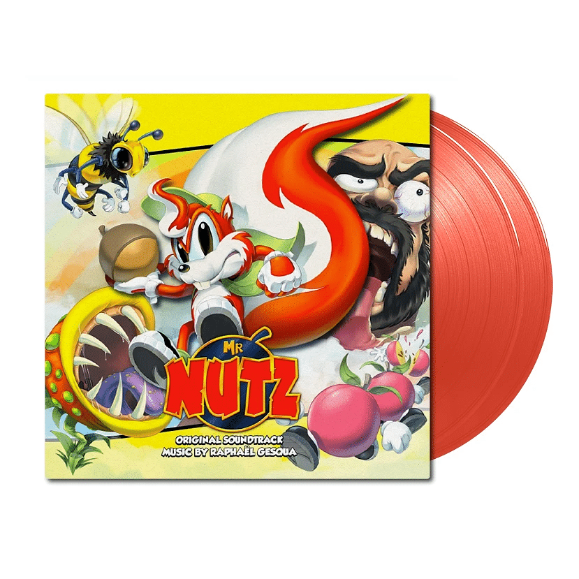 Raphaël Gesqua - Mr Nutz (Original Soundtrack) Translucent Orange Color Vinyl 2xLP PREORDER