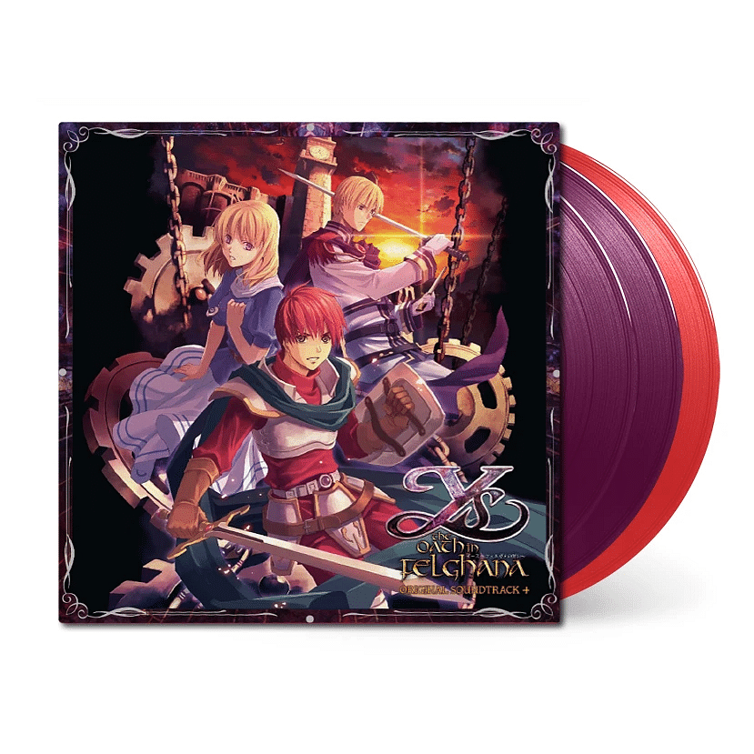 Ys: The Oath in Felghana Purple And Red Vinyl 3XLP Boxset PREORDER