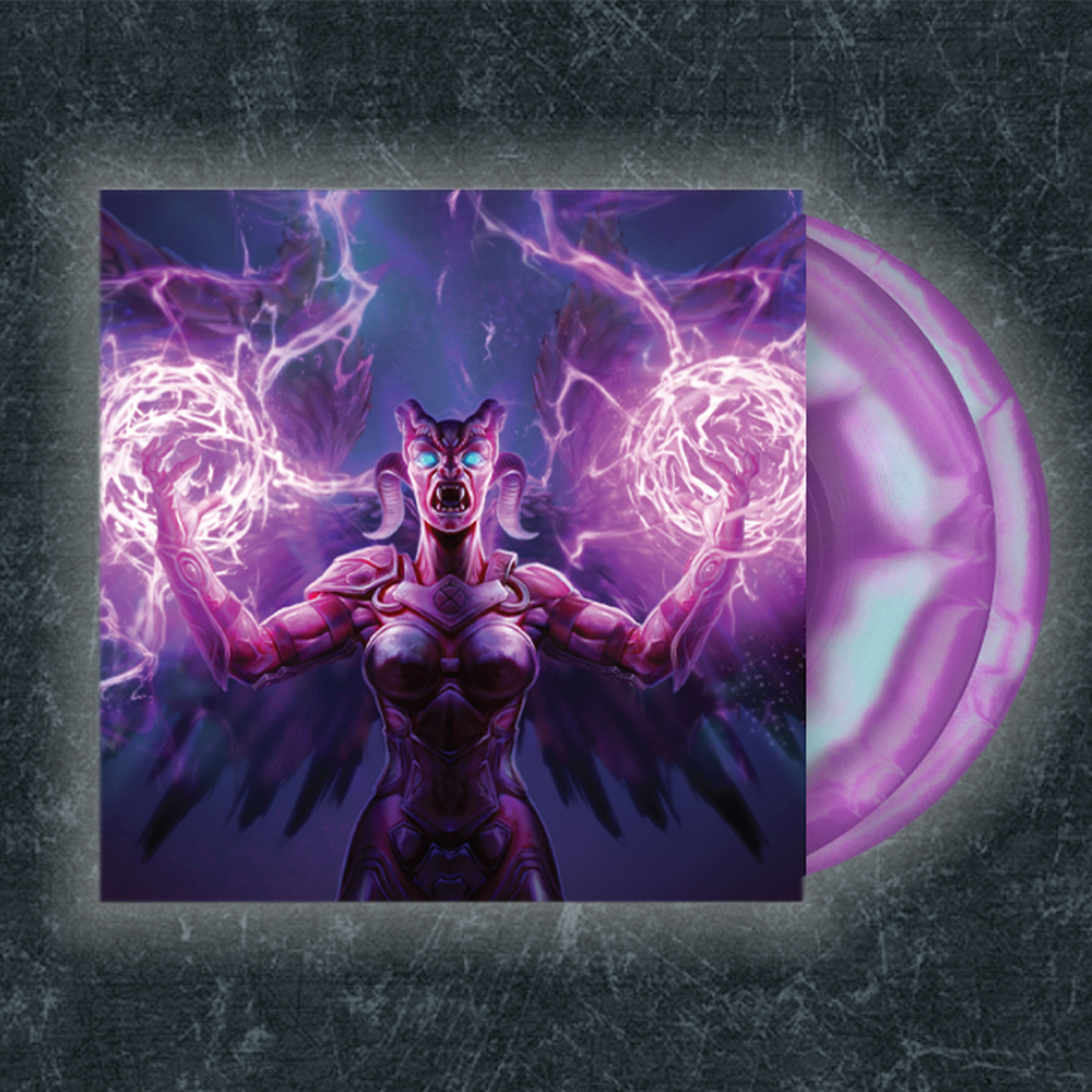 Ian Taylor and Adam Bond - RuneScape: God Wars Dungeon (Original Soundtrack) Turquoise Blue And Purple Vinyl Discs PREORDER