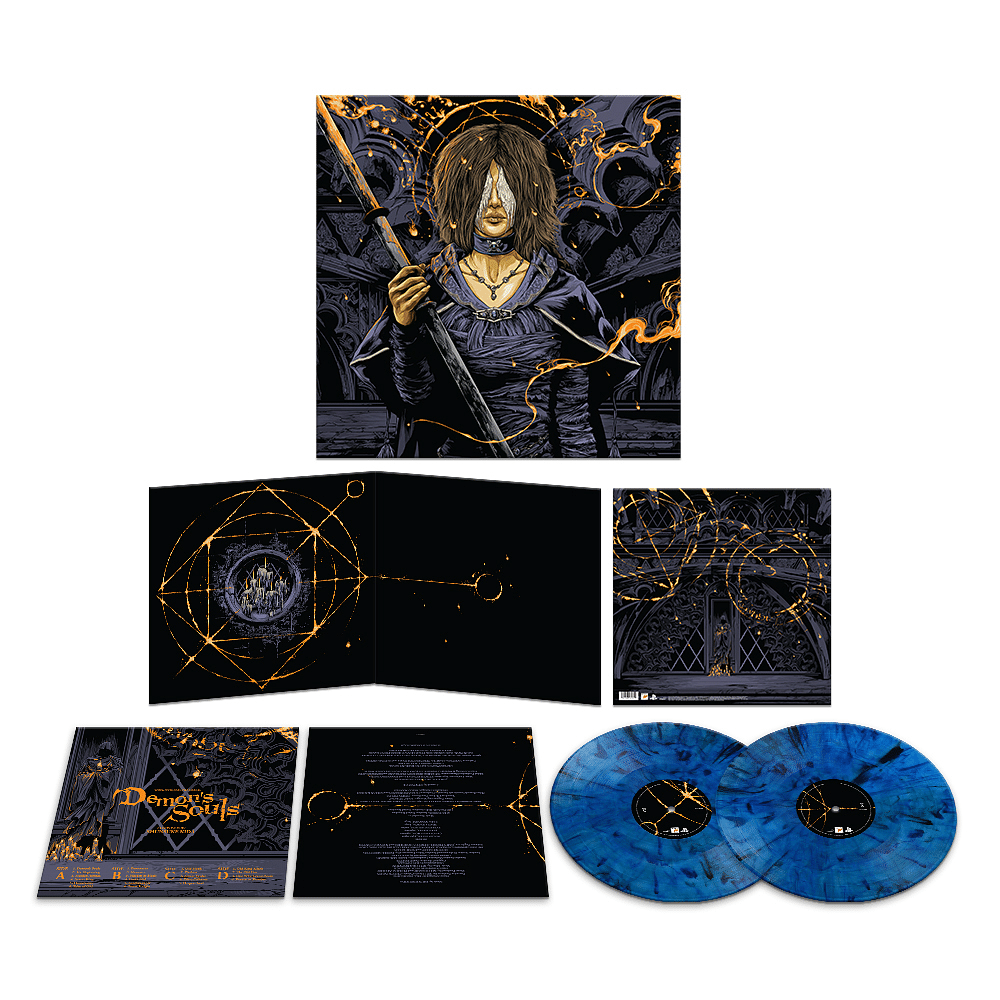 Shunsuke Kida - Demon's Souls Original Soundtrack Blue & Black Swirl Colored Vinyl 2LP