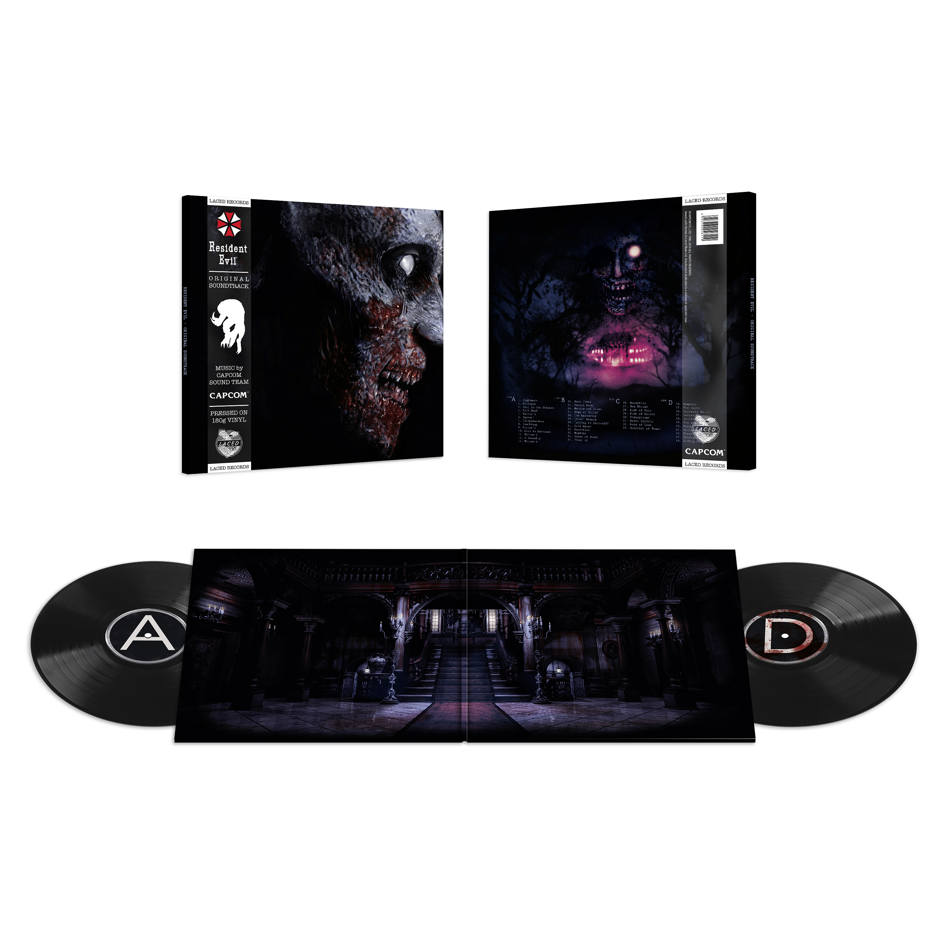 Capcom Sound Team Resident Evil (Original Soundtrack) Deluxe 180g Blac –  Vinyl Luxe Records