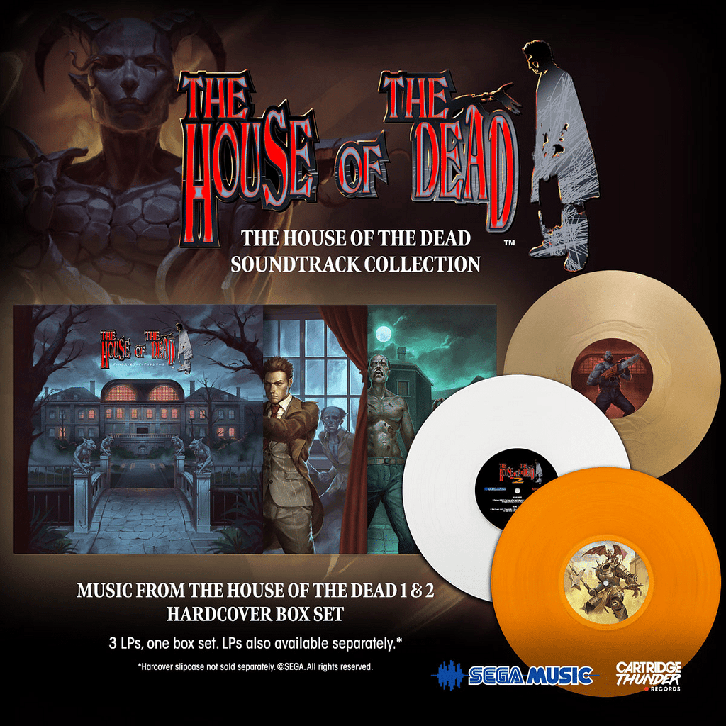 The House of the Dead 1 + 2 Vinyl Box Set (LITA Exclusive Orange & Cloudy Clear / Saturn Gold Variants)