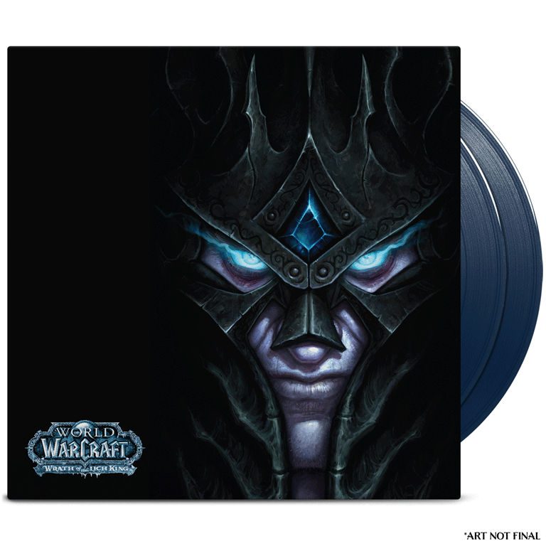 World of Warcraft: Wrath of the Lich King iam8bit Edition Ice Crown Blue Vinyl 2xLP PREORDER