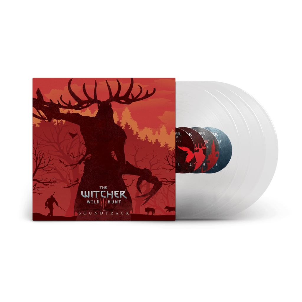 The Witcher 3: Wild Hunt - Original Game Soundtrack Limited Cloudy Clear Colored Vinyl 4LP